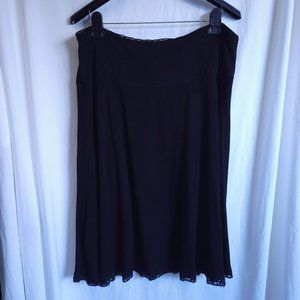 VERTIGO Paris Swing Skirt, Black, Size XL